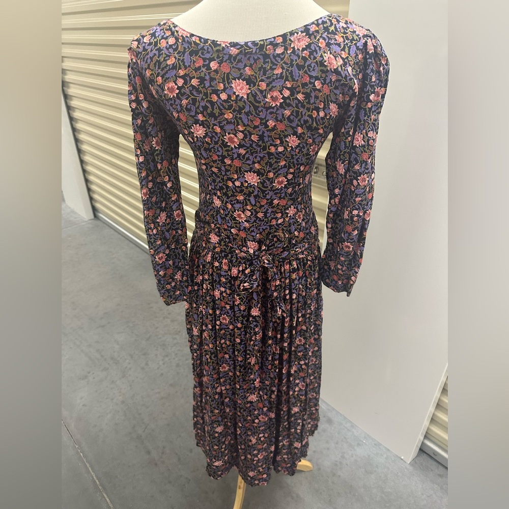 Vintage Komit Floral Cottagecore Dress